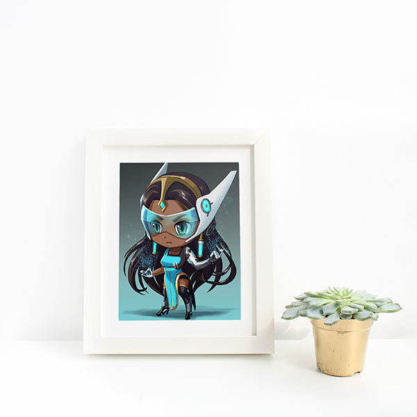 Symmetra Chibi Mini Print