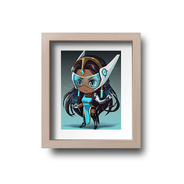 Symmetra Chibi Mini Print