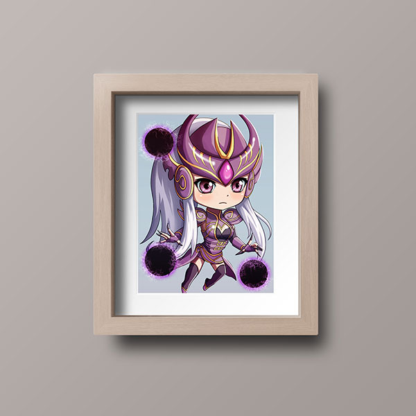 Syndra Chibi Mini Print - nayukidraws