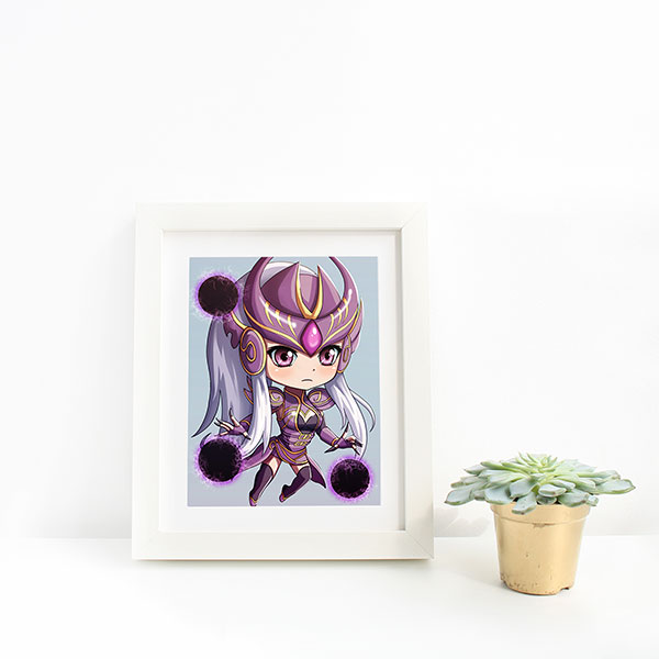 Syndra Chibi Mini Print - nayukidraws