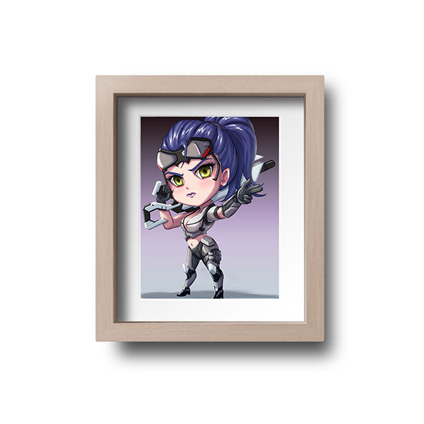 Talon Widowmaker Chibi Mini Print