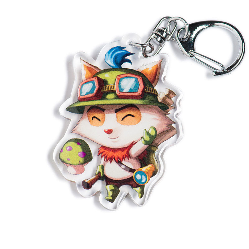 Teemo Acrylic Keychain - nayukidraws
