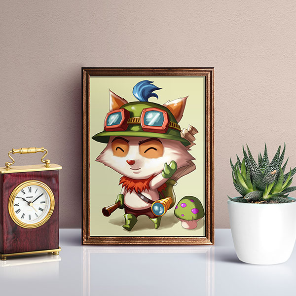 Teemo Chibi Mini Print - nayukidraws
