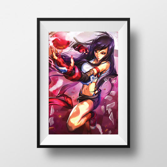 Tifa Lockhart FF7 Poster Print