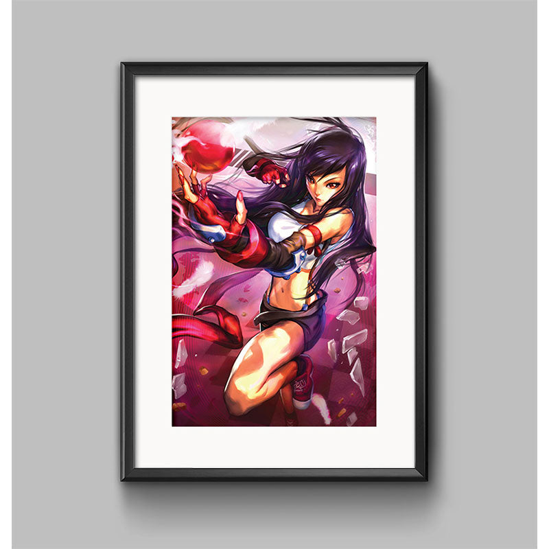 Tifa Lockhart FF7 Poster Print