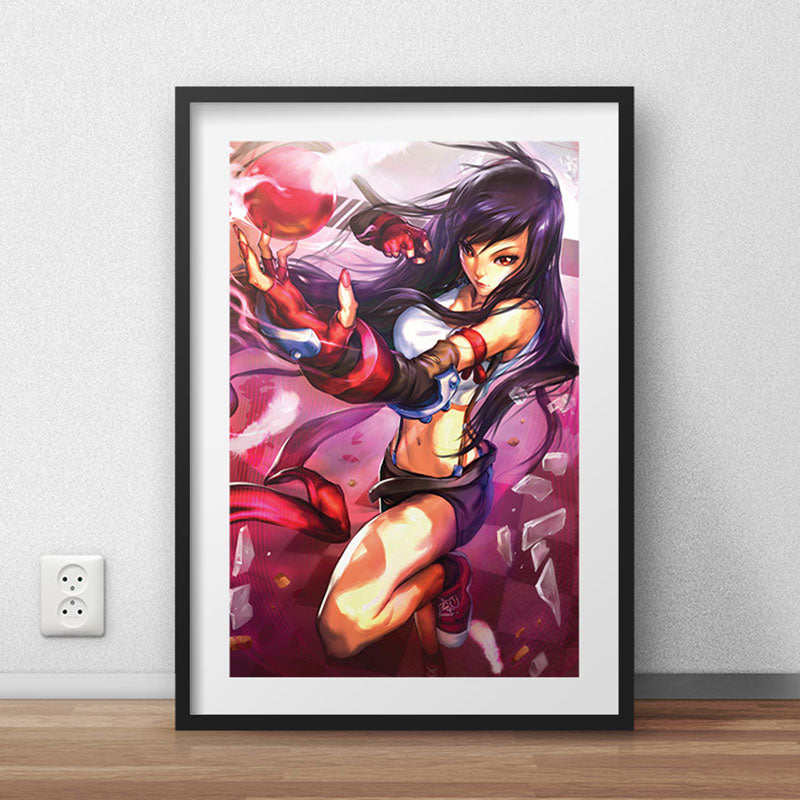 Tifa Lockhart FF7 Poster Print