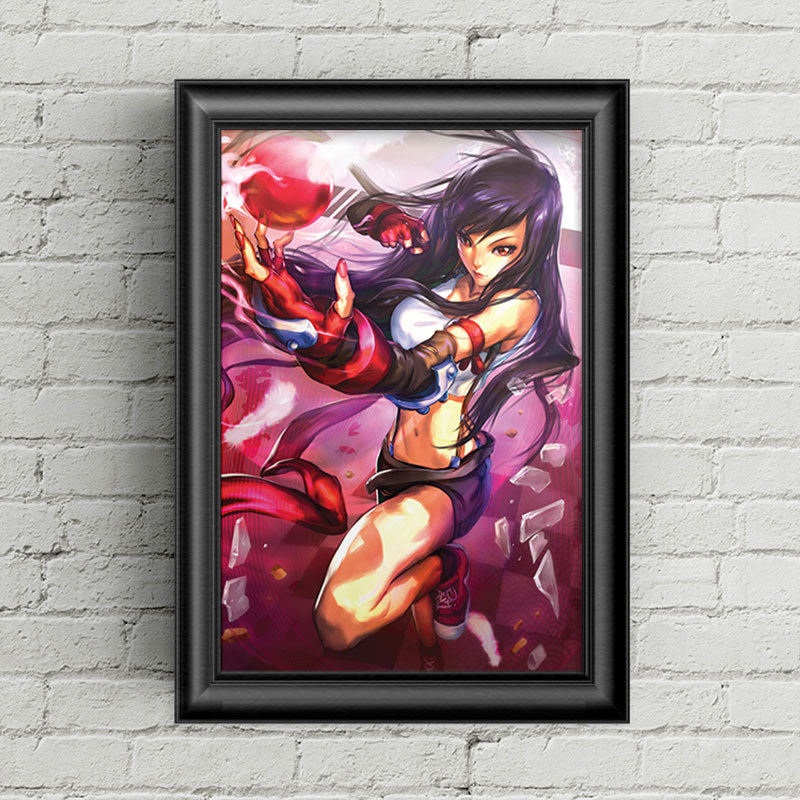 Tifa Lockhart FF7 Poster Print