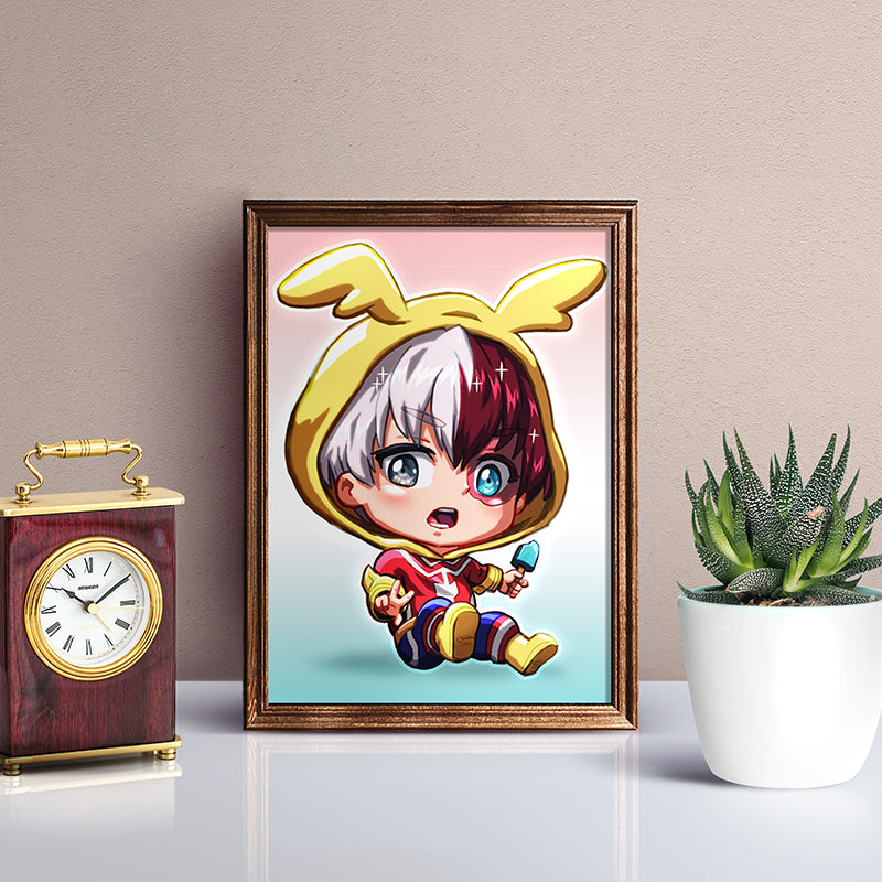 Todoroki Shoto Pajama Kigurumi Mini Print