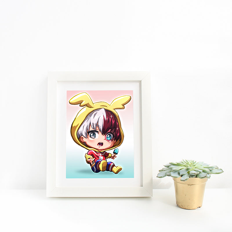 Todoroki Shoto Pajama Kigurumi Mini Print