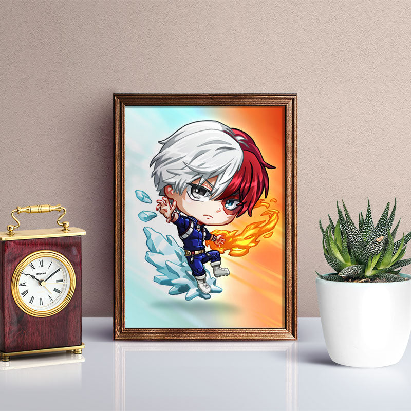 Todoroki Shoto v2 Mini Print