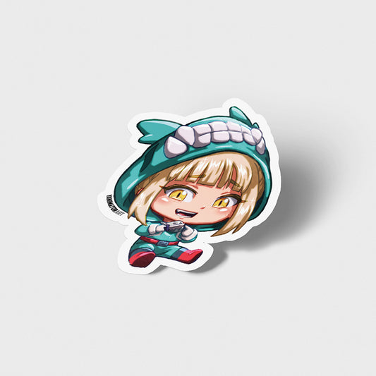 Himiko Toga Pajama Kigurumi Vinyl Sticker