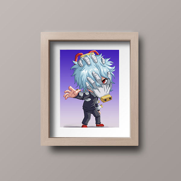 Tomura Shigaraki Chibi Mini Print - nayukidraws