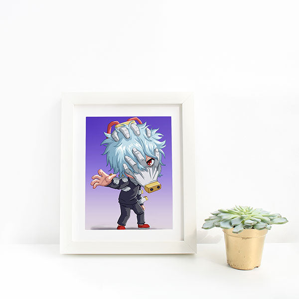 Tomura Shigaraki Chibi Mini Print - nayukidraws