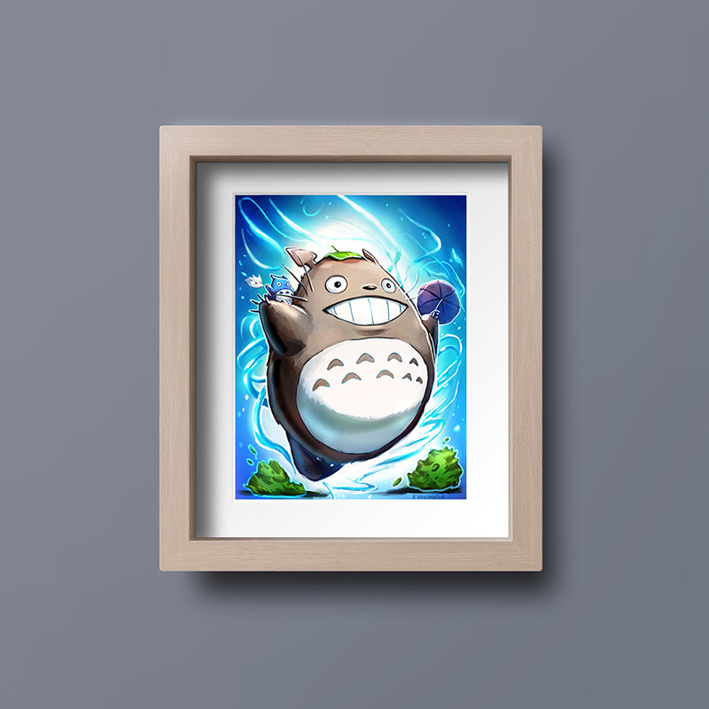 Totoro Mini Print