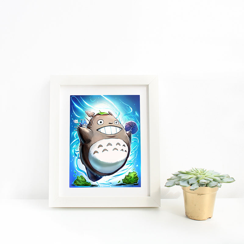 Totoro Mini Print