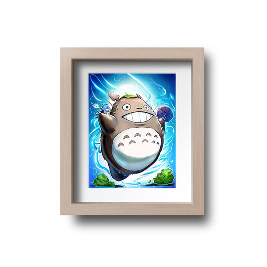 Totoro Mini Print