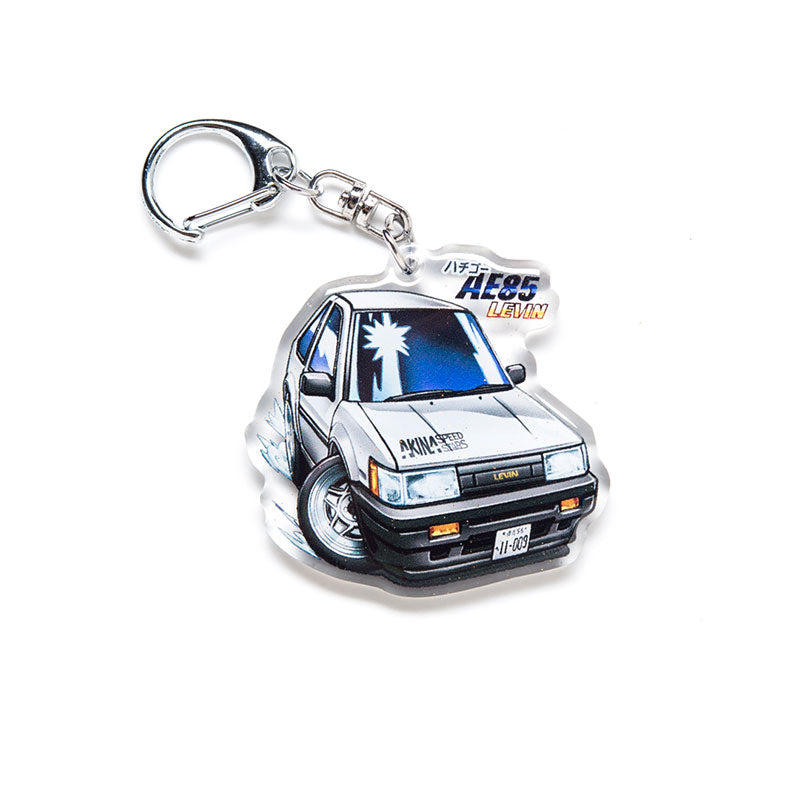 AE85 Levin Acrylic Charm Keychain
