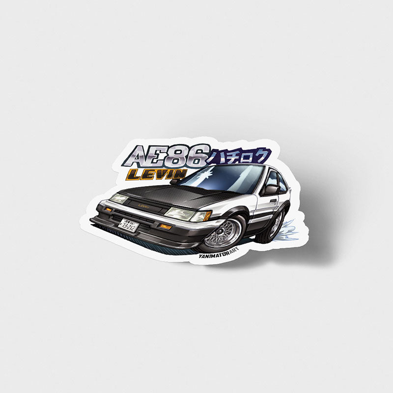 AE86 Levin Turbo Wataru Vinyl Sticker