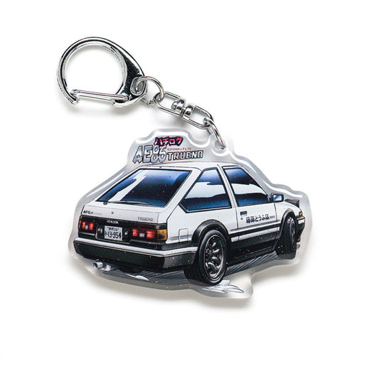 AE86 Trueno Rear Acrylic Charm Keychain