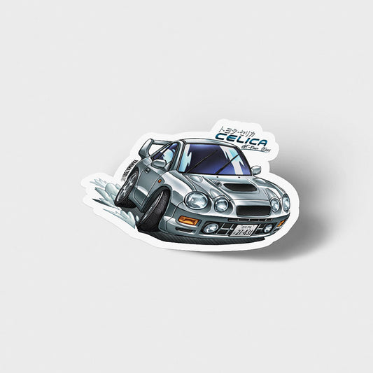 ST205 Celica GT-Four / GT4 Silver Vinyl Sticker