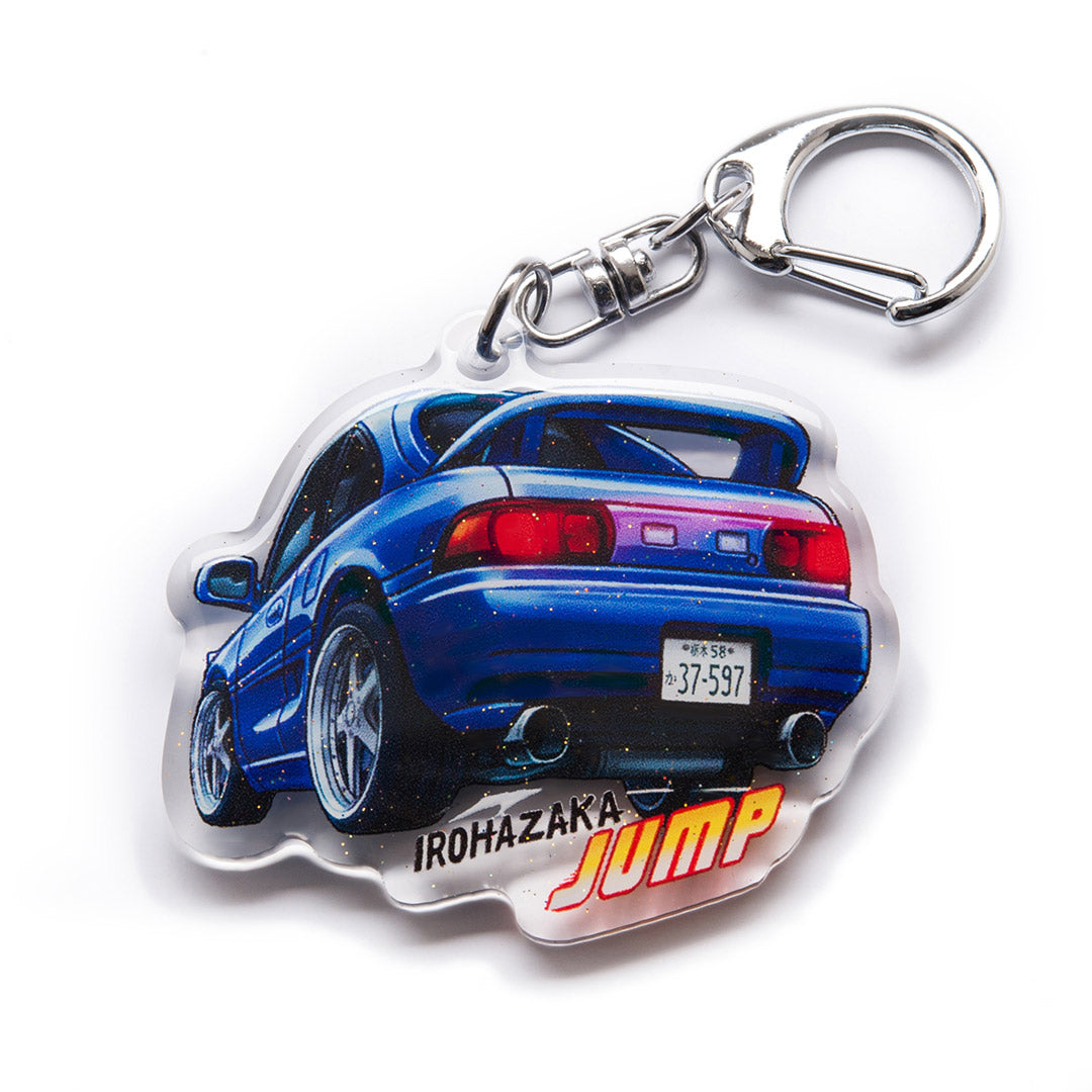 SW20 MR-2 / MR2 Rear Blue - Irohazaka Jump Acrylic Charm Keychain