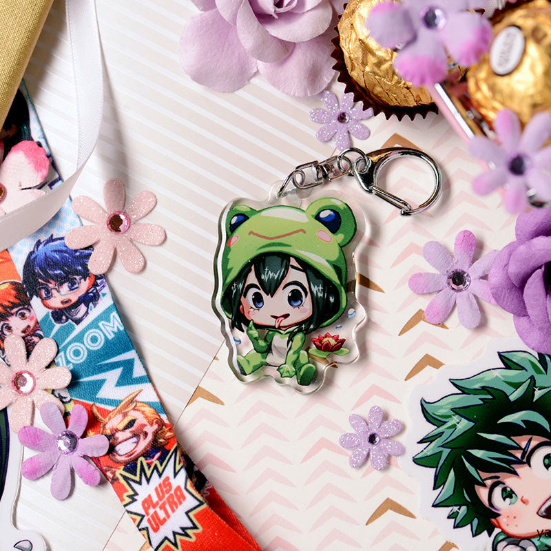 Tsuyu "Froppy" Pajama Kigurumi Acrylic Charm Keychain