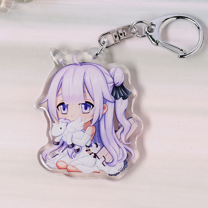 Unicorn Acrylic Keychain - nayukidraws