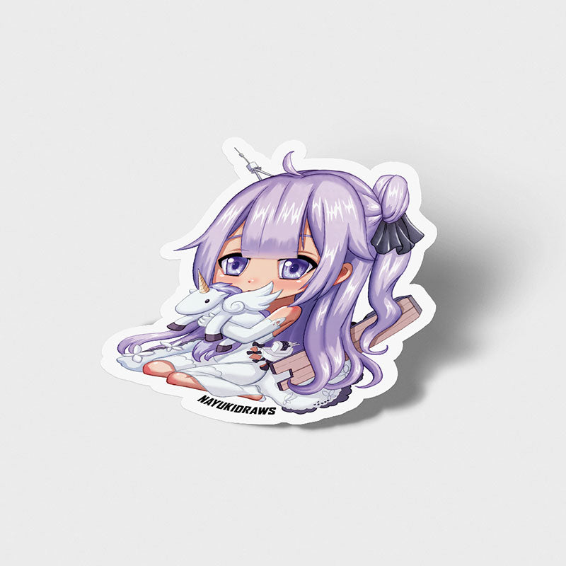 Unicorn Vinyl Sticker - nayukidraws