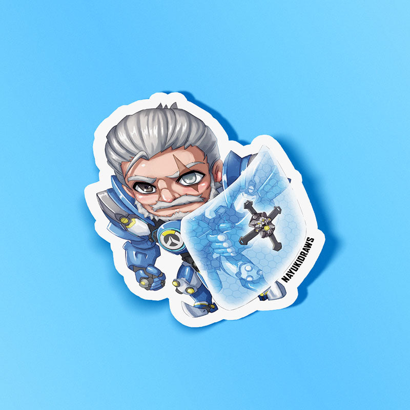 Young Reinhardt Vinyl Sticker