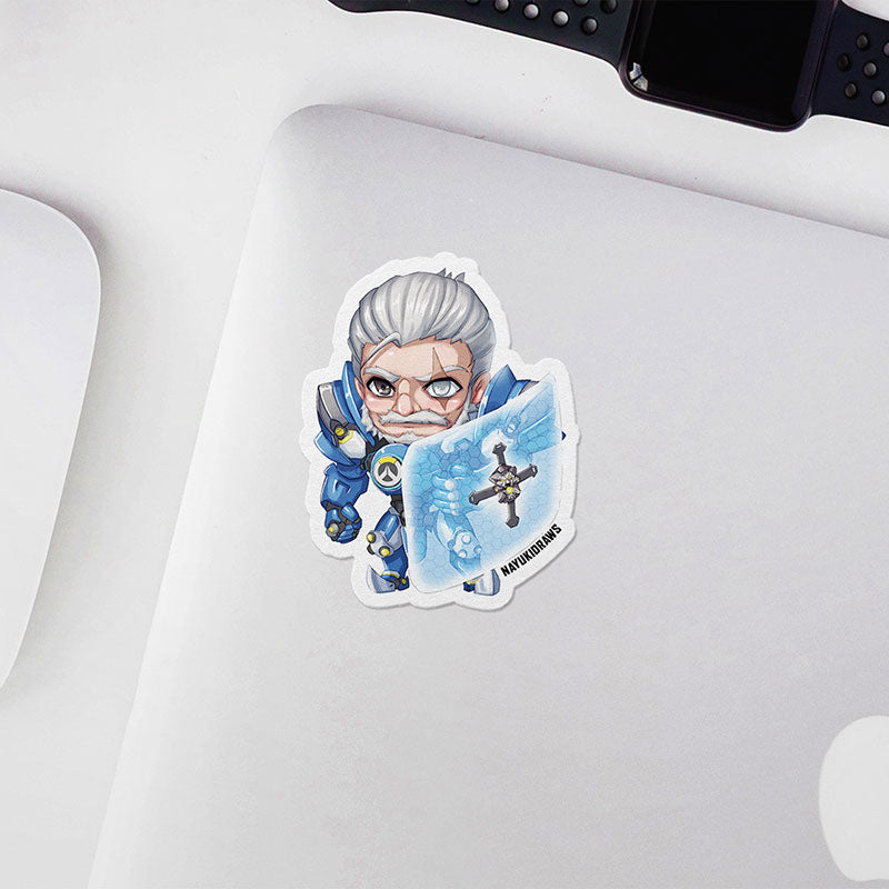 Young Reinhardt Vinyl Sticker