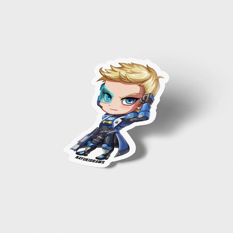 Captain Jack Morrison (Soldier 76) Vinyl Sticker