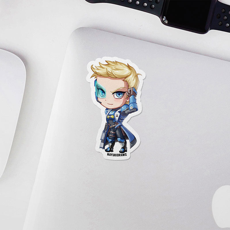 Captain Jack Morrison (Soldier 76) Vinyl Sticker