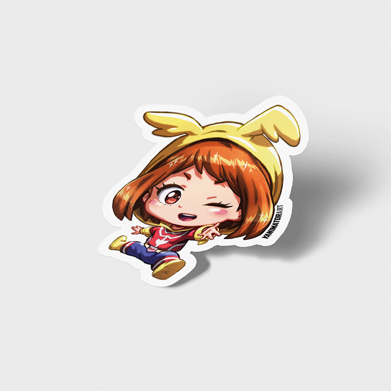 Uraraka Pajama Kigurumi Vinyl Sticker