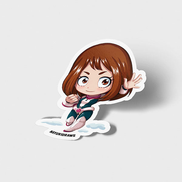 Uraraka Vinyl Sticker - nayukidraws
