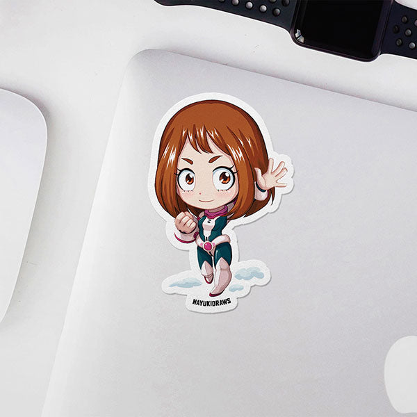 Uraraka Vinyl Sticker - nayukidraws