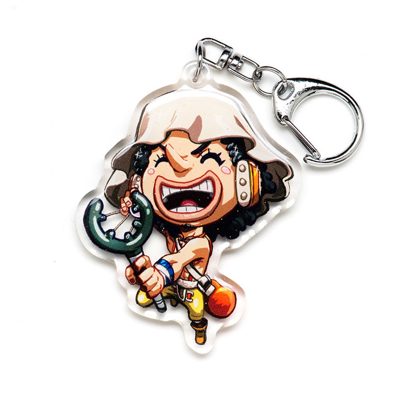 Usopp Acrylic Charm Keychain