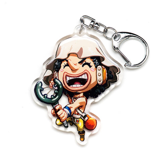 Usopp Acrylic Charm Keychain