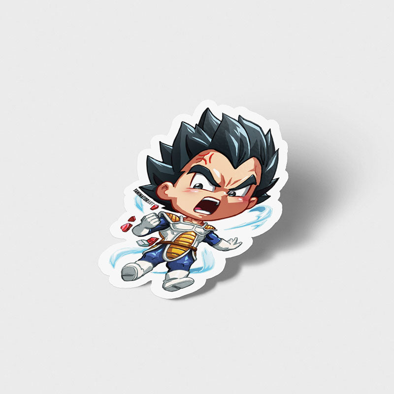 Vegeta Vinyl Sticker