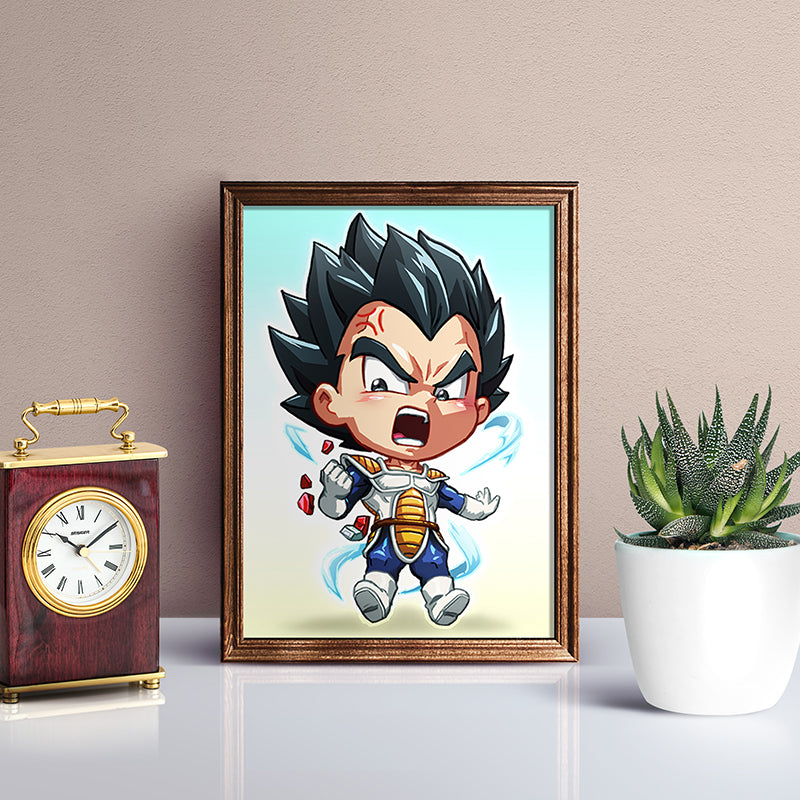 Vegeta Mini Print