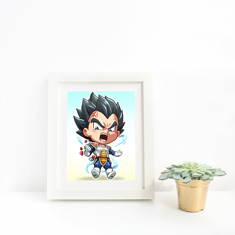 Vegeta Mini Print