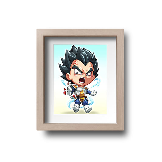 Vegeta Mini Print