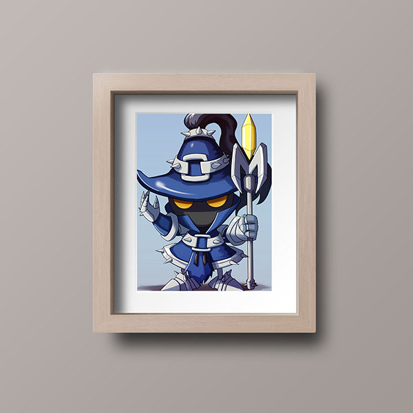 Veigar Chibi Mini Print - nayukidraws