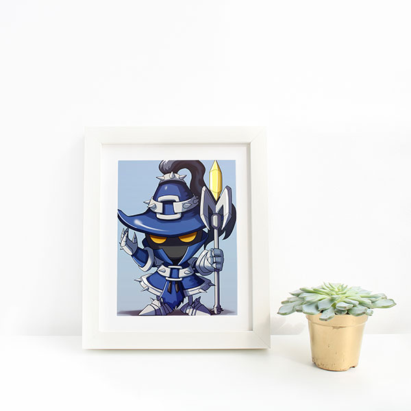 Veigar Chibi Mini Print - nayukidraws