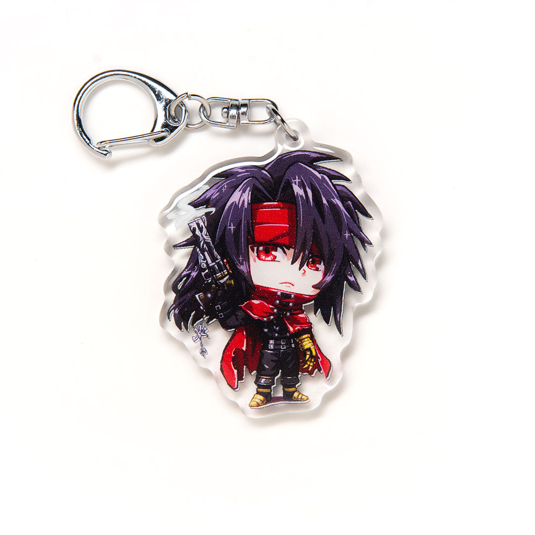 Vincent Valentine Acrylic Charm Keychain