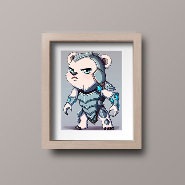 Volibear Chibi Mini Print - nayukidraws