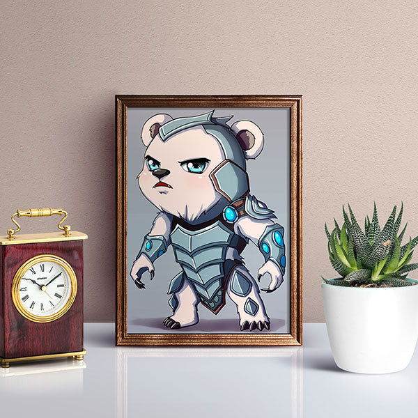 Volibear Chibi Mini Print - nayukidraws