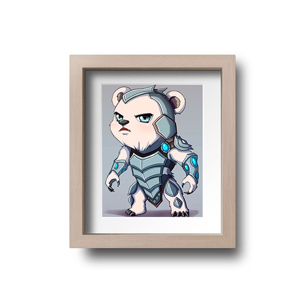 Volibear Chibi Mini Print - nayukidraws