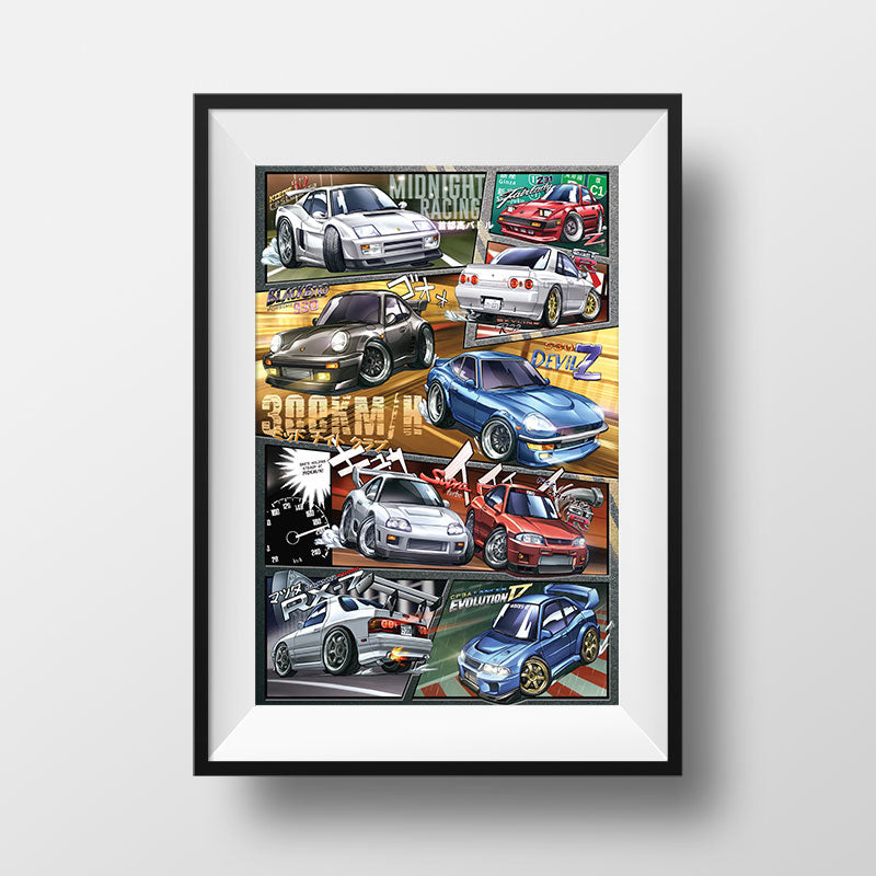 Wangan Midnight Poster Print