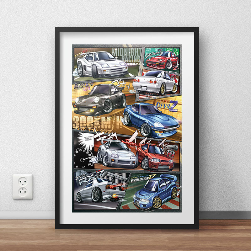Wangan Midnight Poster Print