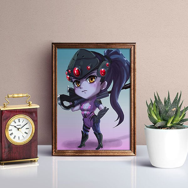 Widowmaker Chibi Mini Print